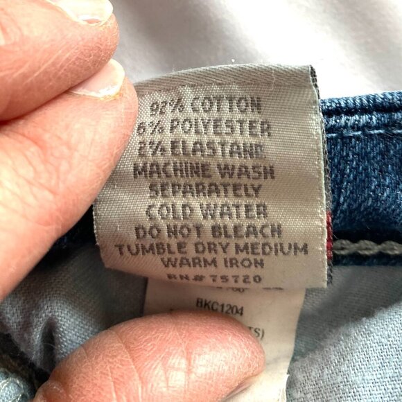 BKE Harper crop jeans Womens size 30 straight leg mid rise designer denim - Picture 9 of 12